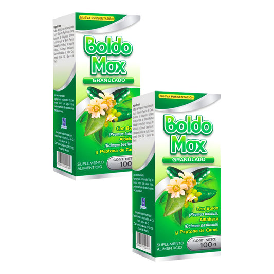 Boldo Max Granulado 2 Cajas Con 100 G C/u Natutech Boldo Albahaca