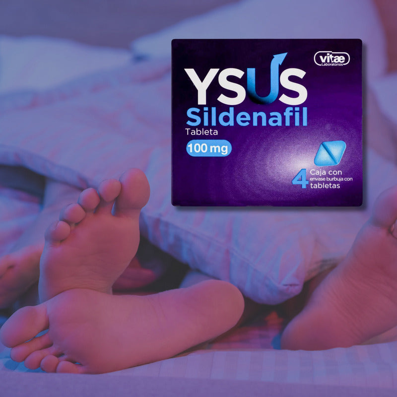 Ysus Sildenafil 100 Mg 5 Cajas Con 4 Tabletas C/u Gelpharma