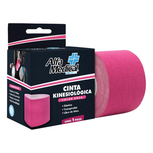 Alfa Medical Cinta Kinesiológica Color Rosa 1 Pieza Rosa Chicle