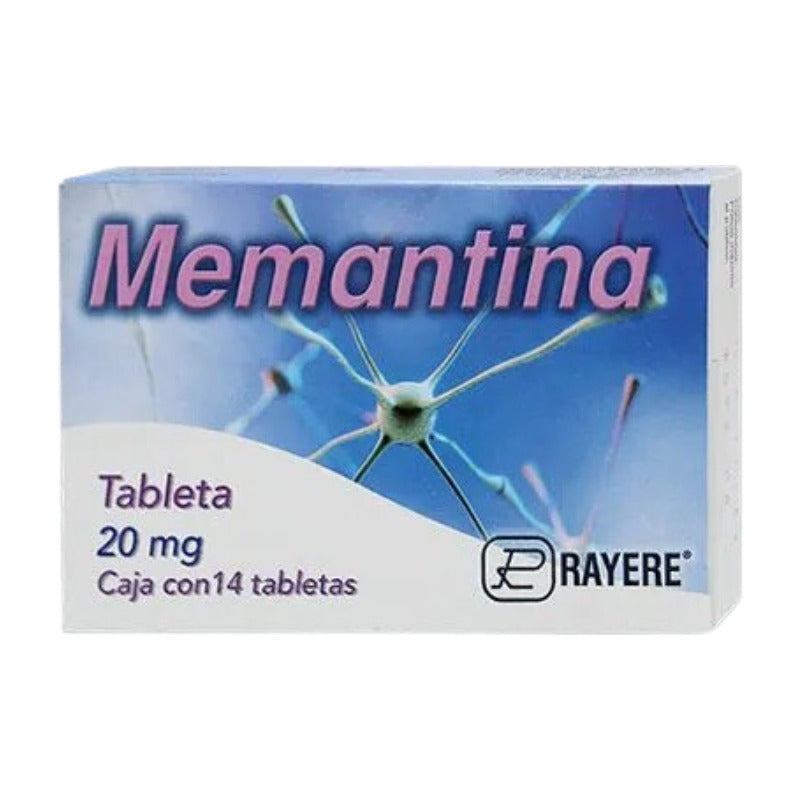Memantina De 20mg Caja Con 14 Tabletas