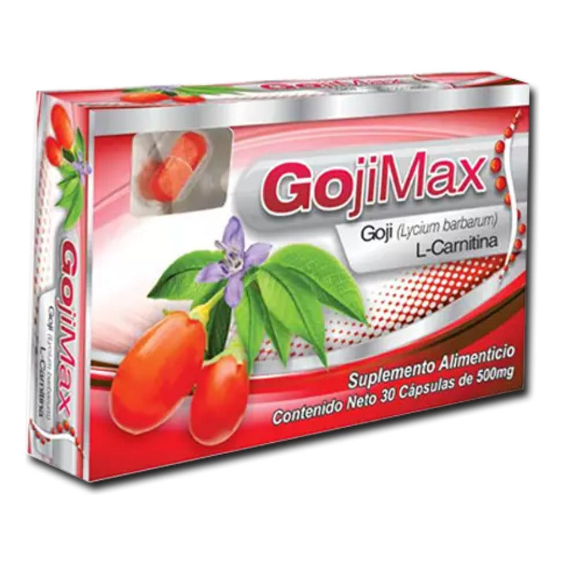 Gojimax Goji / L-carnitina 500 Mg 30 Cápsulas Natutech Sin Sabor
