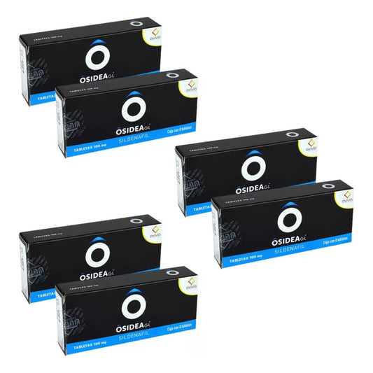 Osidea Gl Sildenafil 100mg 6 Cajas De 8 Pastillas