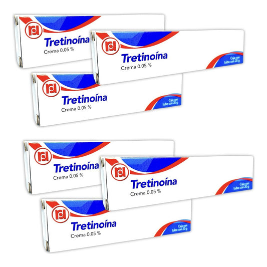 Tretinoina Ácido Retinoico 5% Crema 6 Tubos 20 G C/u Randall