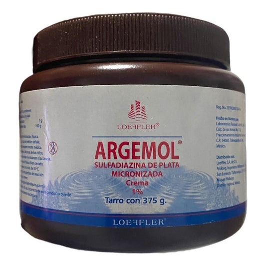 Argemol Sulfadiazina De Plata Micronizada Crema 1% 375gr