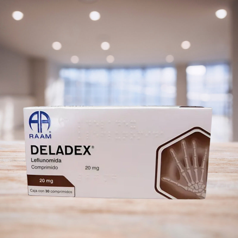 Deladex Leflunomida 20 Mg 2 Cajas Con 30 Tabletas C/u Raam