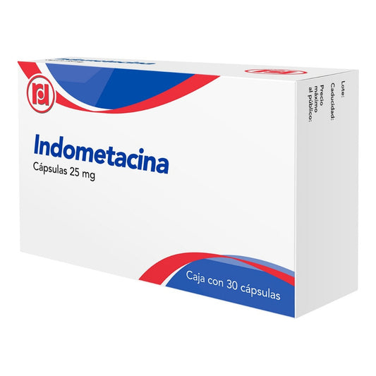 Indometacina 25 Mg Caja Con 30 Cápsulas Randall