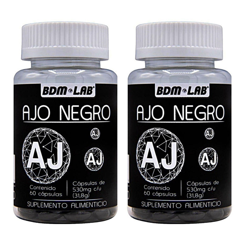 Ajo Negro Bdm Lab Pack Con 120 Capsulas Sin Sabor