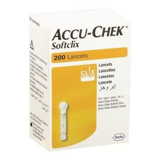Lancetas Accu - Chek Softclix Caja Con 200 Lancetas.