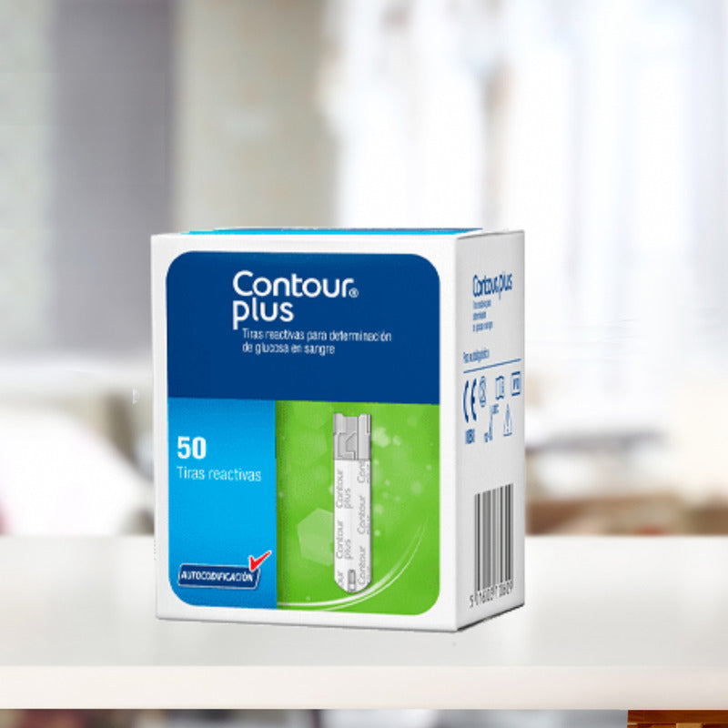 Contour Plus Paquete Con 250 Tiras Para Glucómetro