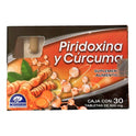 Piridoxina Y Cúrcuma Caja Con 30 Tabs De 600 Mg Natutech Sin Sabor
