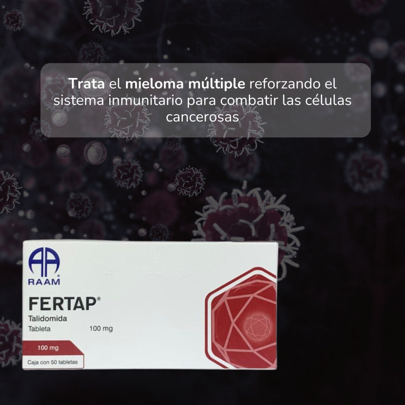 Fertap Talidomida 100 Mg Caja Con 50 Tabletas Raam