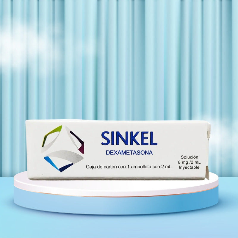 Sinkel Dexametasona 8mg 2 Cajas  Con 1 Amp. 2ml C/u Dankel