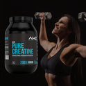 Amz Pure Creatine, Creatina Monohidratada En Polvo 1 Kg. Natural