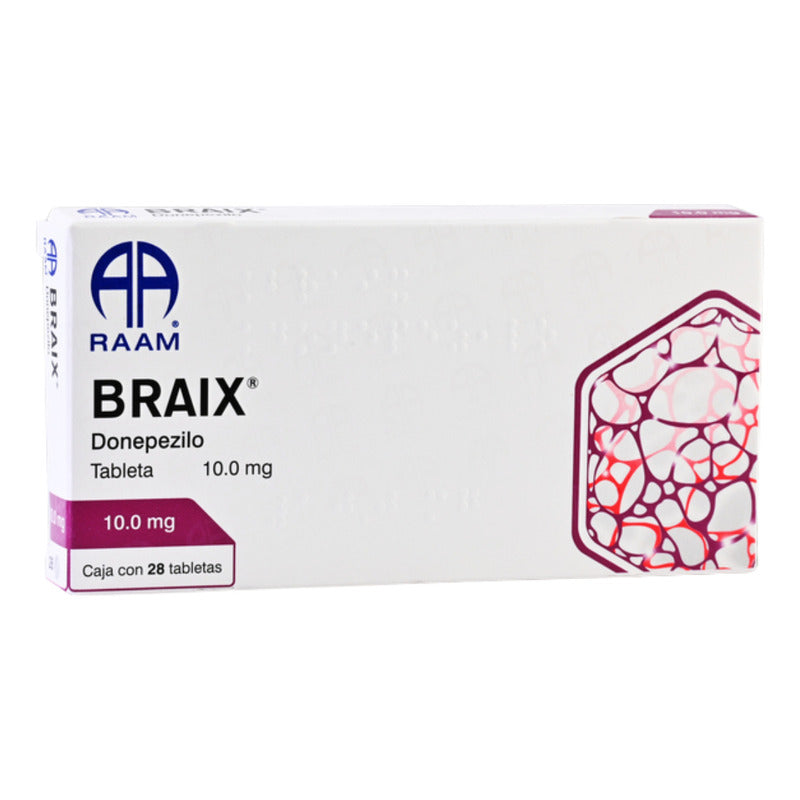 Braix Donepezilo 10 Mg Caja Con 28 Tabletas Raam