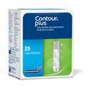 Contour Plus Tiras Reactivas Caja Con 25 Para Glucómetro