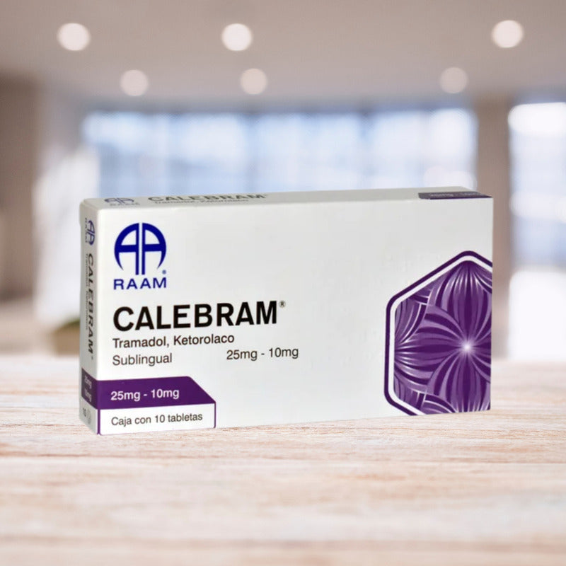 Calebram Tramadol Ketorolaco 4 Cjas C/10 Tabs 25/10 Mg Raam