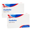Fenitoína 100 Mg 2 Cajas Con 50 Tabletas C/u Randall