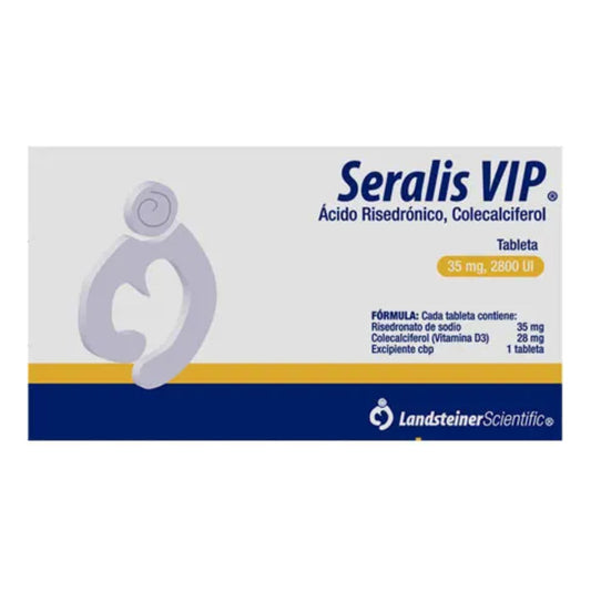 Seralis Vip Ácido Risedrónico Colecalciferol 35 Mg 10 Tabs