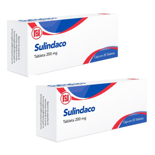 Sulindaco 2 Cajas Con 200 Mg 20 Tabletas C/u Randall