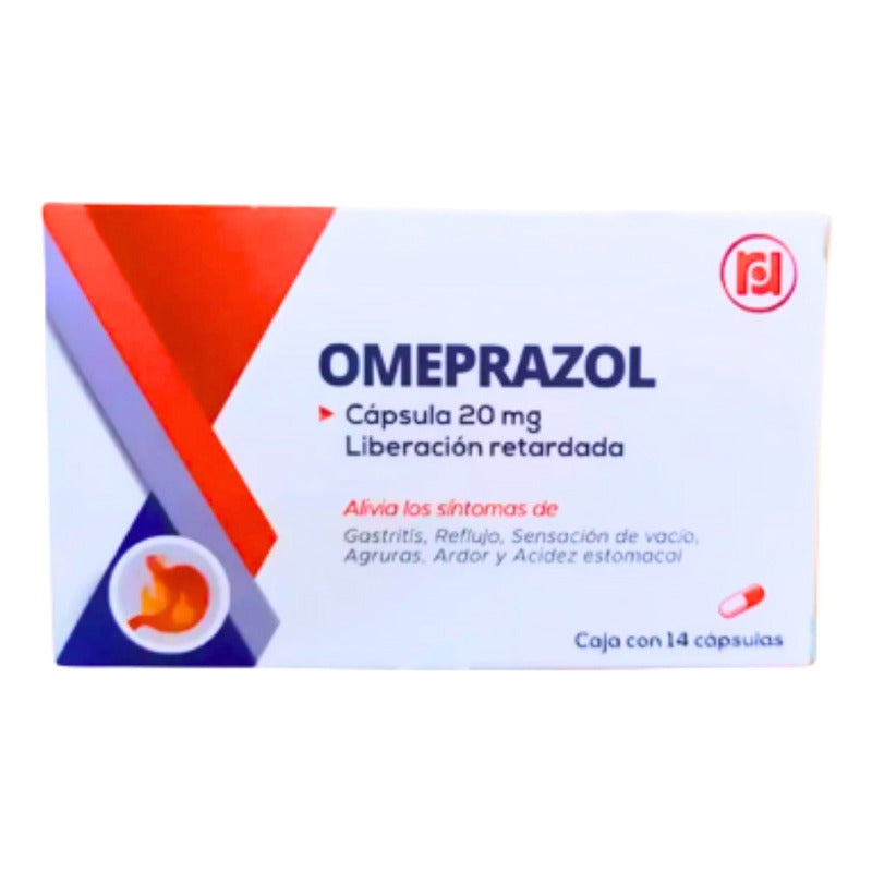 Omeprazol 20 Mg 14 Cápsulas Liberación Retardada Randall