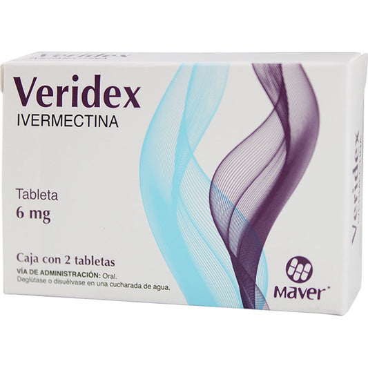 Veridex Tableta 6 Mg, 2 Tabletas