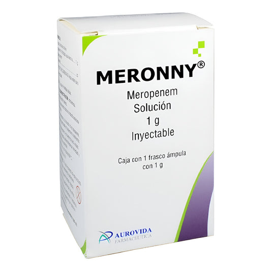 Meronny Meropenem 1 G Inyectable Aurovida