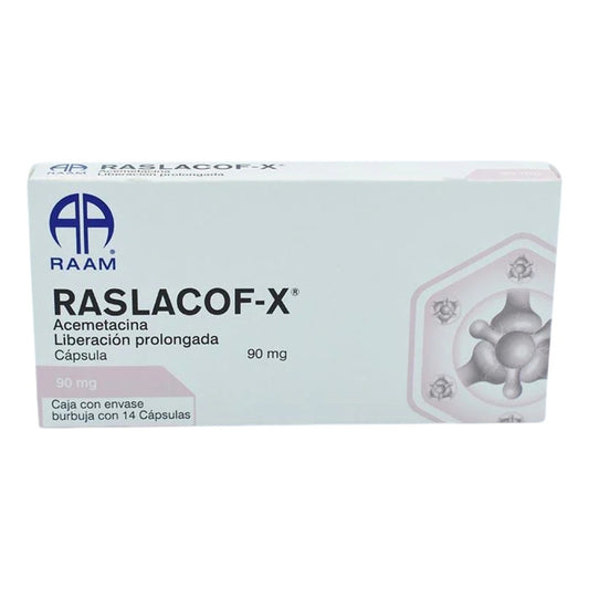 Raslacof-x Acemetacina 90 Mg 14  Caps Liberación Prol Raam