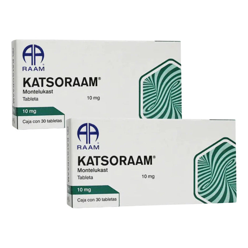 Katsoraam Montelukast 10 Mg 2 Cajas Con 30 Tabletas C/u Raam