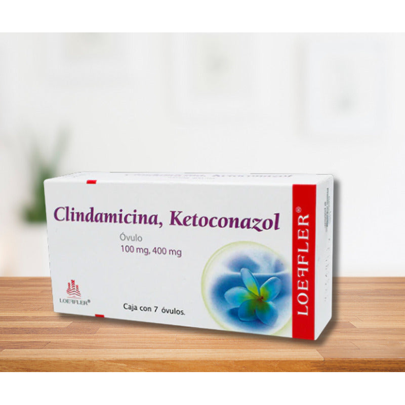 Clindamicina Ketoconazol 100/400 Mg 7 Óvulos Loeffler