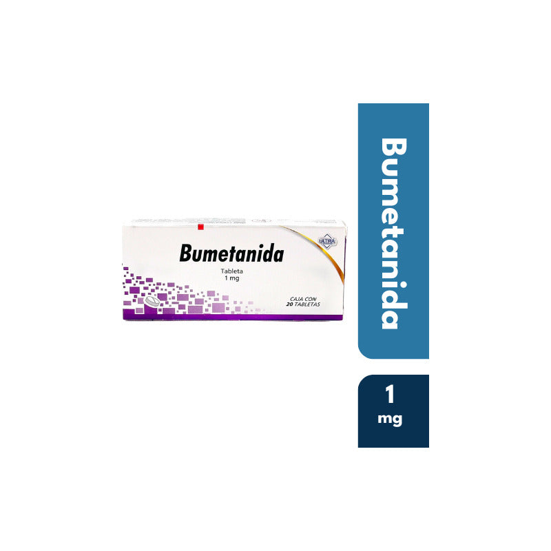 Bumetanida 1mg 20 Tabletas- Ultra Laboratorios