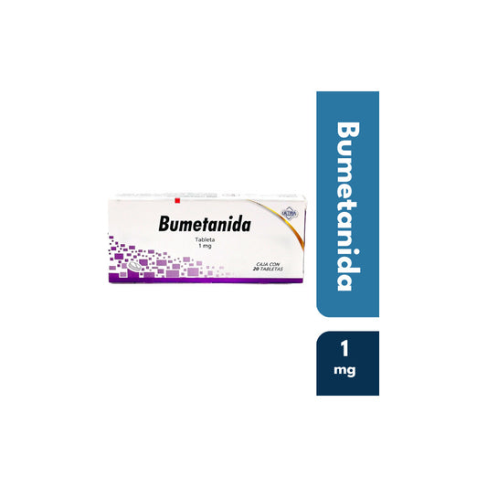 Bumetanida 1mg 20 Tabletas- Ultra Laboratorios