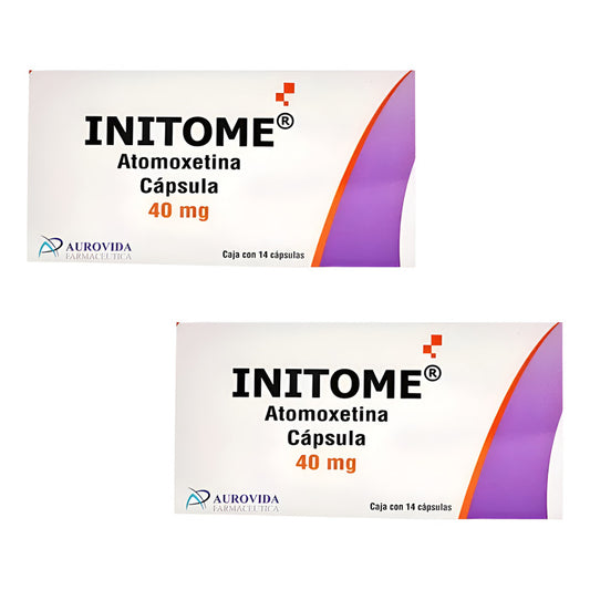 Initome Atomoxetina 40 Mg 2 Cajas 14 Cápsulas C/u Aurovida
