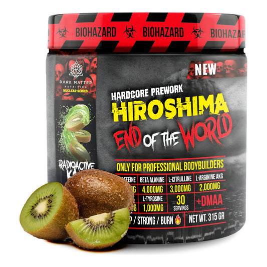 Preentrenador Pre Entreno Hiroshima Potencia Extrema 30 Serv Sabor Kiwi 315g