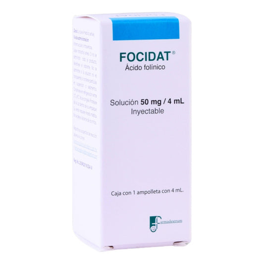 Focidat Ácido Folínico 50mg / 4ml 1 Ampolleta Farmadextrum