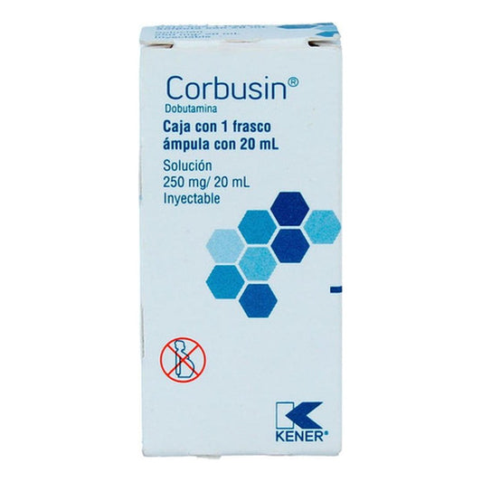 Corbusin Solución 250 Mg/20 Ml, 1 Frasco Ámpula 20 Ml