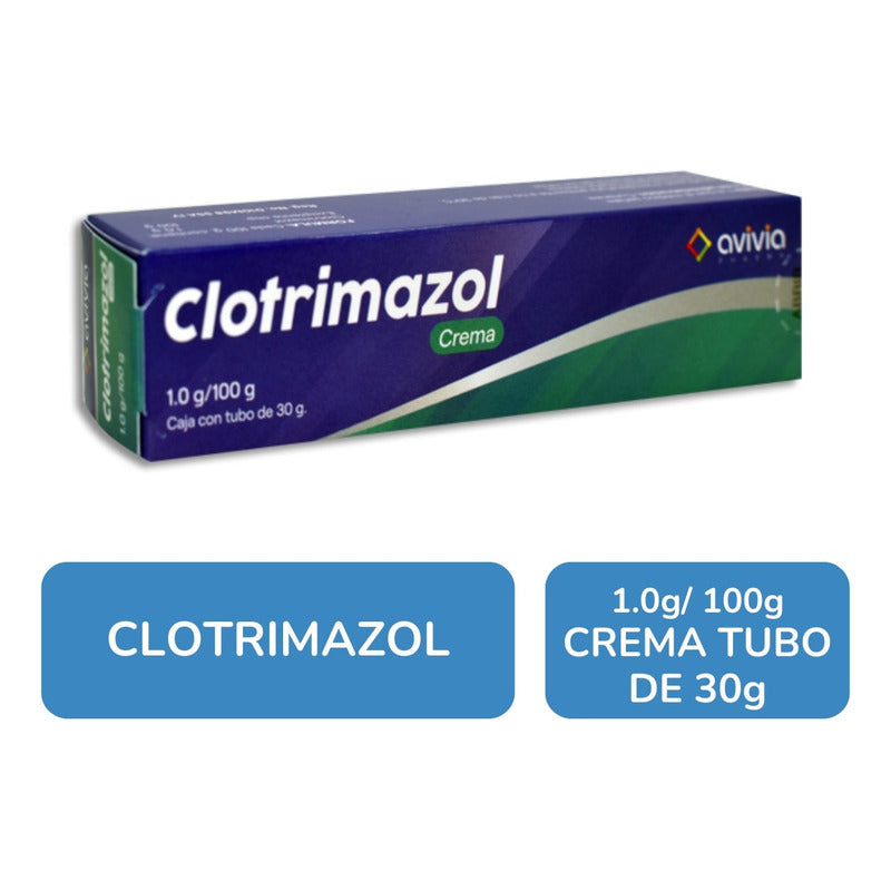 Clotrimazol Crema 1 G / 100 G Tubo De 30 G Avivia