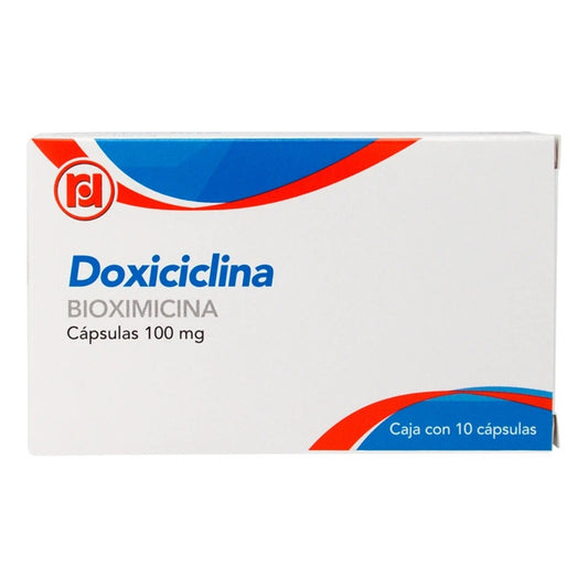 Doxiciclina 100 Mg Caja Con 10 Cápsulas Randall