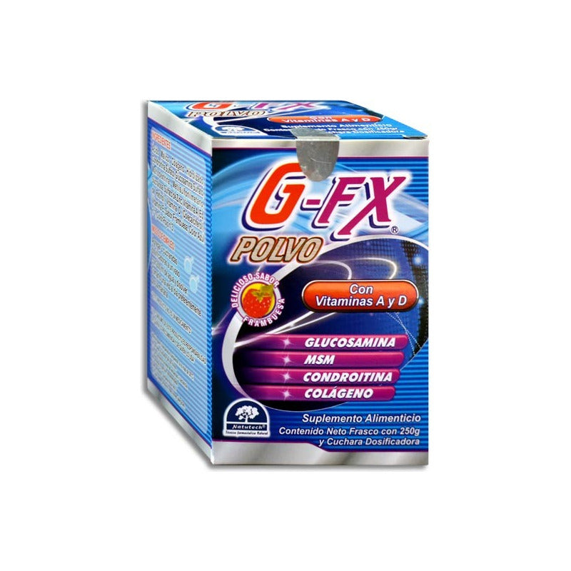 G-fx Glucosamina Reparador Articulaciones Sabor Frambuesa Con Vitaminas A Y D Colageno