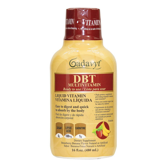 Suplementos Alimenticio Gadavyt Sabor Banana Fresa Gadavyt 480ml