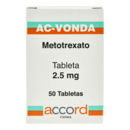 Metotrexato 2.5 Mg Ac-vonda Caja Con 50 Tabletas