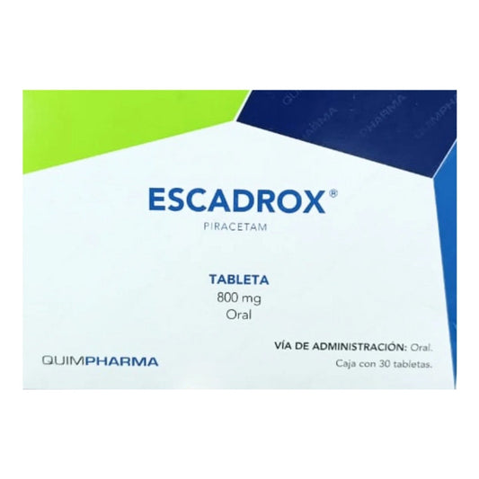 Escadrox Piracetam 800 Mg Caja Con 30 Tabletas Quimpharma