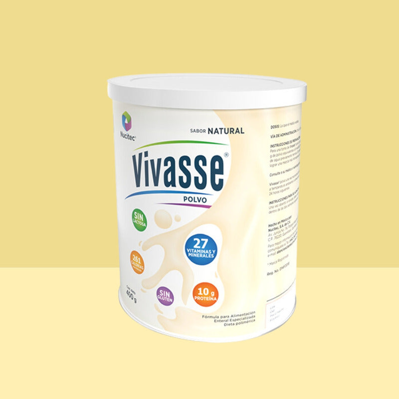Vivasse Sabor Natural Lata Polvo Dieta Polimerica 400 G