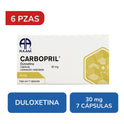 Carbopril Duloxetina 30 Mg 6 Cajas 7 Capsulas C/u Raam
