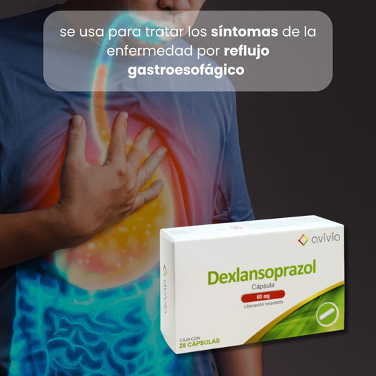 Dexlansoprazol 60 Mg Caja Con 28 Cápsulas Avivia