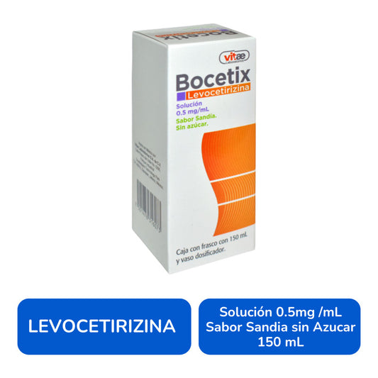 Bocetix Levocetirizina Solución 0.5 Mg/ Ml Frasco Con 150 Ml