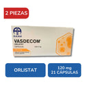 Vasdecom Orlistat 120 Mg 2 Cajas Con 21 Cápsulas