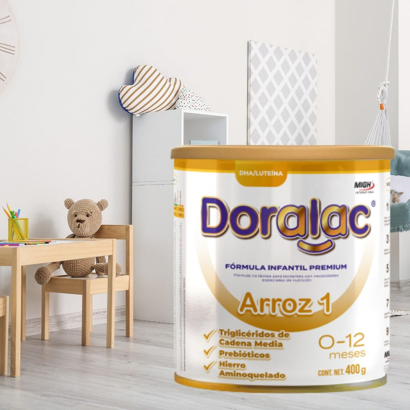 Doralac Arroz 1 Fórmula Infantil Premium 400g 0 - 12 Meses Sin Sabor