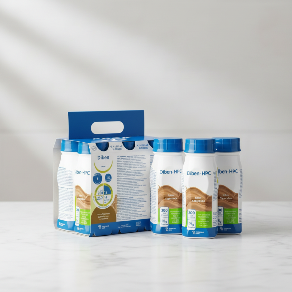 Diben-hpc Sabor Capuchino Paquete Con 12 Botellas De 200ml C/u