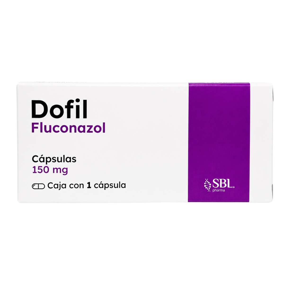 Dofil Fluconazol 150 mg caja con 1 cápsula