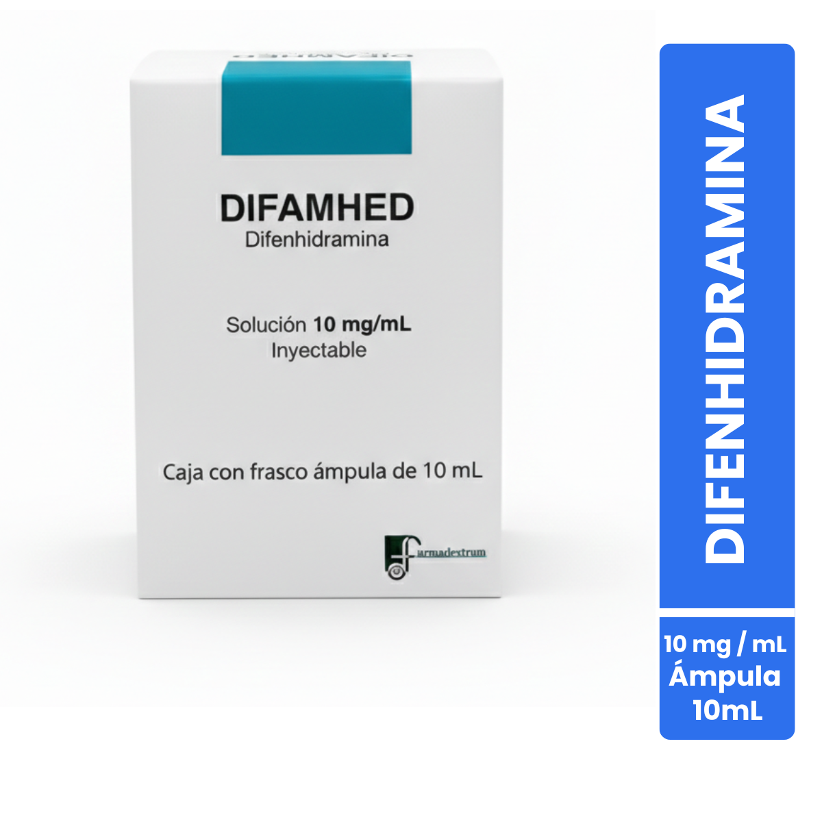 Difamhed Difenhidramina 10mg/ml Sol Inyec. 10ml Farmadextrum